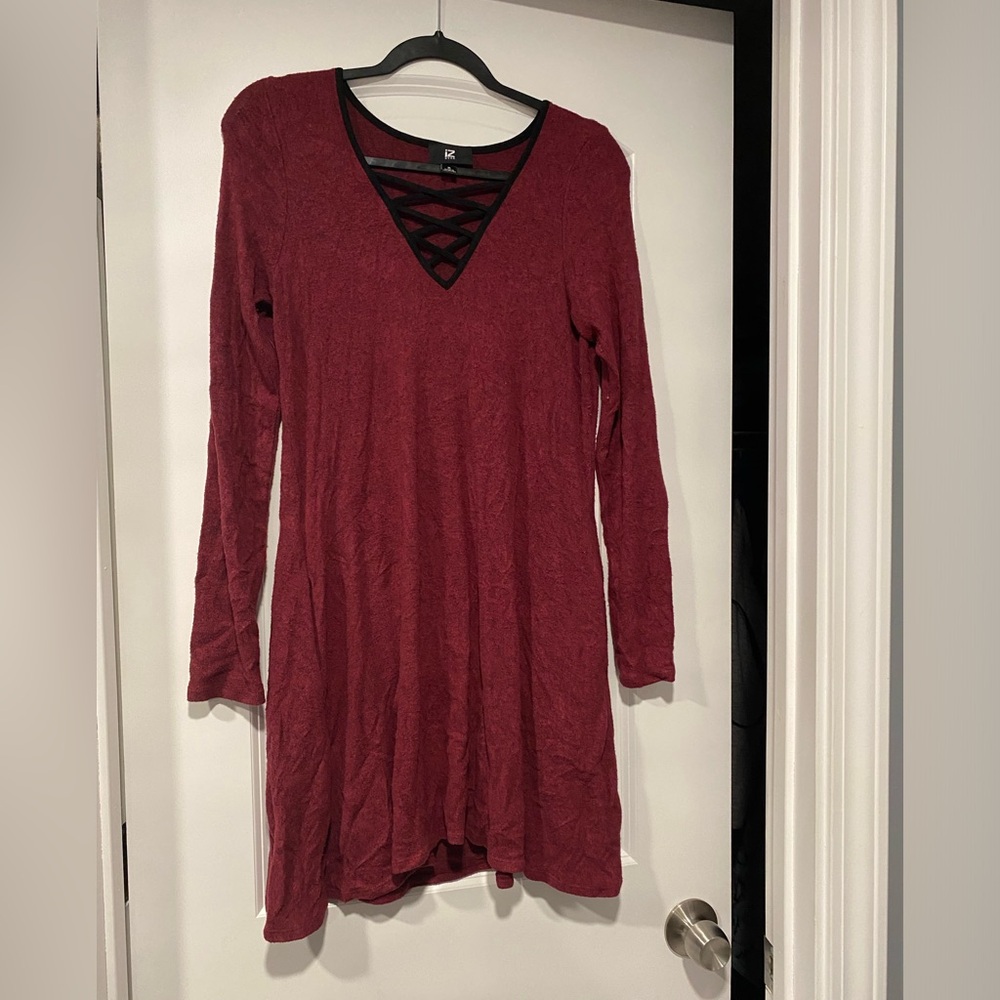 Iz Byer Red Dress